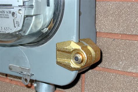 exterior electric meter security box|electric meter security lock.